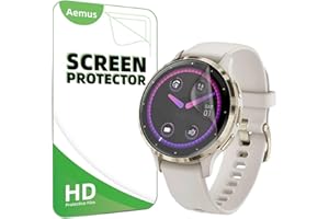Aemus Compatible for Garmin Venu 3S / Venu 4 41mm / vívoactive 6 Screen Protector (4 Pack) Smart Watch Flexible Full Coverage