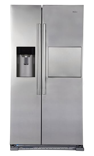 Haier Hrf 628af6 Frost Free Side By Side Refrigerator 628 Ltrs Stainless Steel Amazon In Home Kitchen