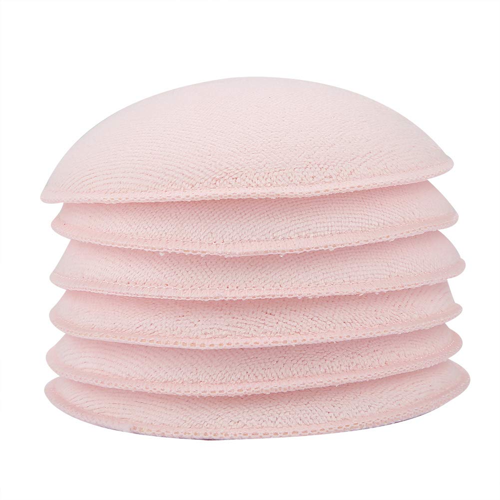 Garosa 6Pcs Washable Reusable Breast Pads Soft Cotton Nursing Pads Absorbent Breastfeeding Nursing Pads for Moms
