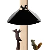 Metal Squirrel Baffle for 4x4 Post, 18 Inch Baffle for Bird Feeder, Outside Wooden Pole Mount Squirrel Guards for Bird Feeders to Deter Squirrels,Raccoons (4x4)