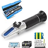4-in-1 DEF Antifreeze Coolant Refractometer for Automobile Antifreeze System, Diesel Exhaust Fluid, Battery Acid and Windshie