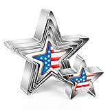 Star Cookie Cutter Set - Gtmkina 5 Pieces Mini Star