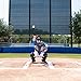Champion Sports Lightweight Youth Catchers Mask - Full Face Protection - Comfortable Fit - Metal Frame - Helmet Harness - Ideal Catchers Mask for Young Catchers,Black