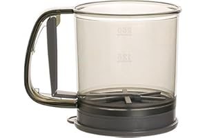 Semi Automatic Flour Sifter with Fine Meshes Screen for Uniform Sifting Lumps in Baking Ingredient Baking Tool