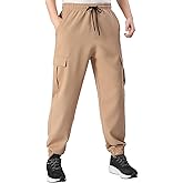 Buytop Mens Casual Cargo Pants Joggers Pants Workout Pants Multi Pockets