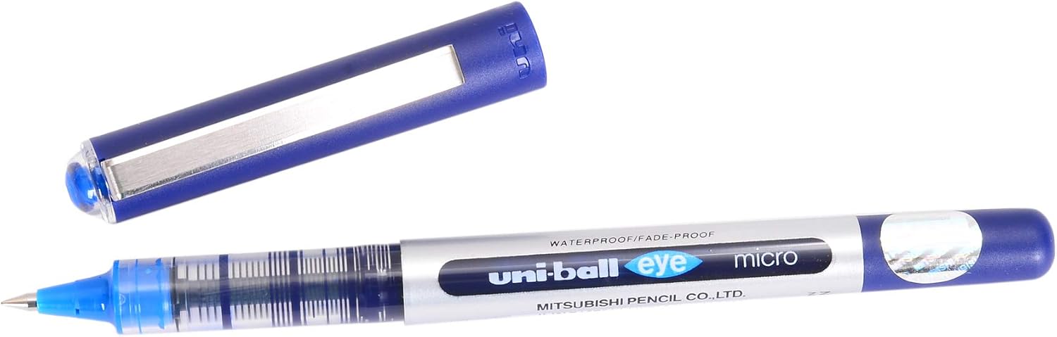 uni-Ball Eye Micro UB-150 Fine Rollerball Pen - Blue, Pack of 3, 1 count (Pack of 3) - Image 5