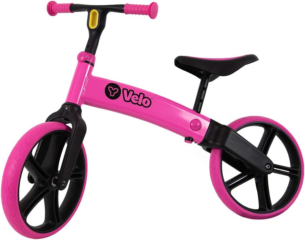 Yvolution Y Velo Toddler Balance Bike | 9", 12" No-Pedal Learning Bike for Kids Age 18 Months to 5 Years: Sports & Outdoors