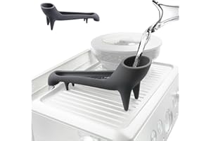 JAYOBGO Espresso Machine Water Tank Funnel - Coffee Machine Silicone Funnel & Quick Access Water Funnel for Breville Espresso Machine, Long Funnel Food Grade Espresso Machine Accessories (Gray)