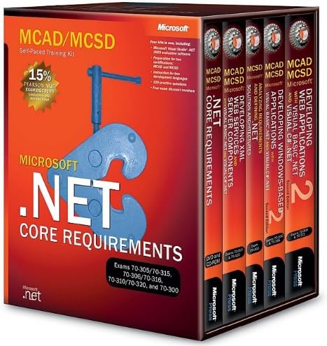 MCAD/MCSD Seld–Paced Training Kit – Microsoft .NET Core Requirements, Exams 70–305/70–315, 70–306/ 70–316, 70–310/70–320, and 70–300: MCAD/MCSD Self-Paced Training Kit