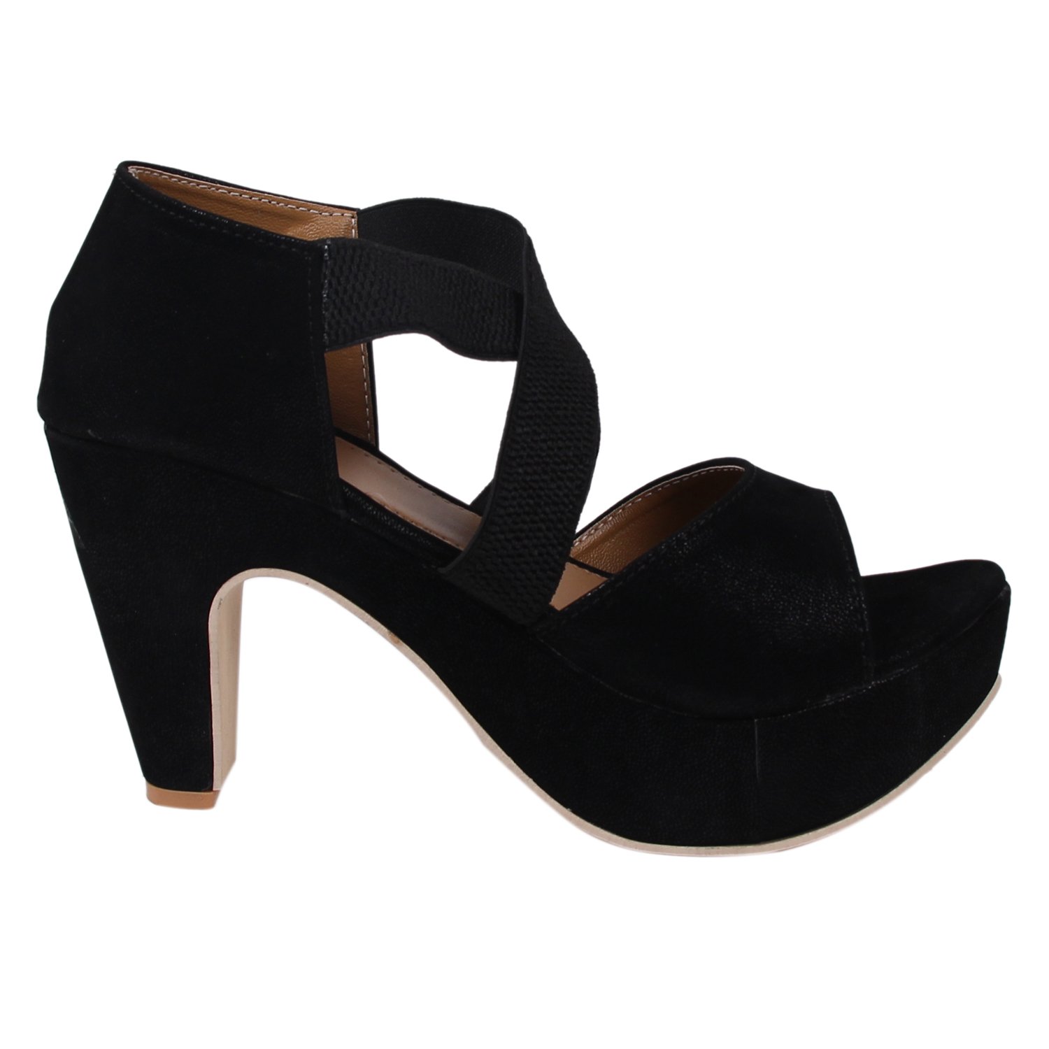 aroom women's black heel sandal