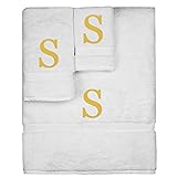 Monogrammed Towel Set, Personalized Gift, Set of