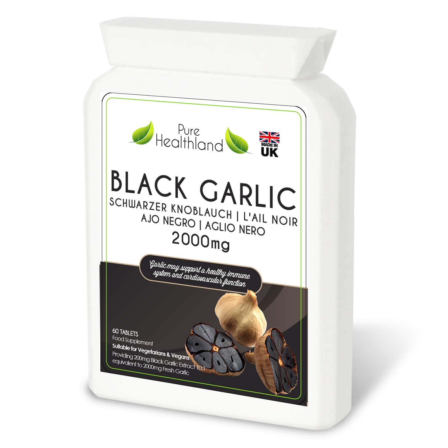 Mua Gluten Free ODORLESS Black Garlic Supplement Pills. High Potency