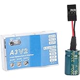 Jadeshay RC Flight Controller, F50A 3 Axle Gyro A3 V2 Flight Controller Stabilizer System with Four Flight Modes for RC Fixed Wing Airplane Enthusiasts