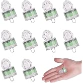 Rojuna 10 Pack Fishing Deep Drop Light LED, Colorful Flashing Strobe LED Fishing Lights, Underwater Fishing Light, Waterproof Attractants Diamond Lure Light for Saltwater Freshwater Tuna
