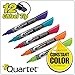 Quartet Dry Erase Markers, Chisel Tip, BOLD COLOR, EnduraGlide Whiteboard/White Board Markers, Assorted Vivid Colors, 12-Pack (5001-VECR)