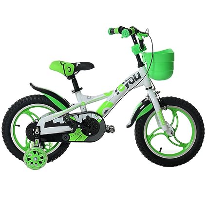 Kinderfahrräder JCOCO 2-4 Jahre alt Unisex 14/16 Zoll Kinderwagen Trike mit Trainingsrädern