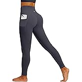IUGA Womens Hidden Scrunch Butt Lifting Leggings Compression Gym Leggings with Pockets Booty Workout Yoga Pants Tummy Control