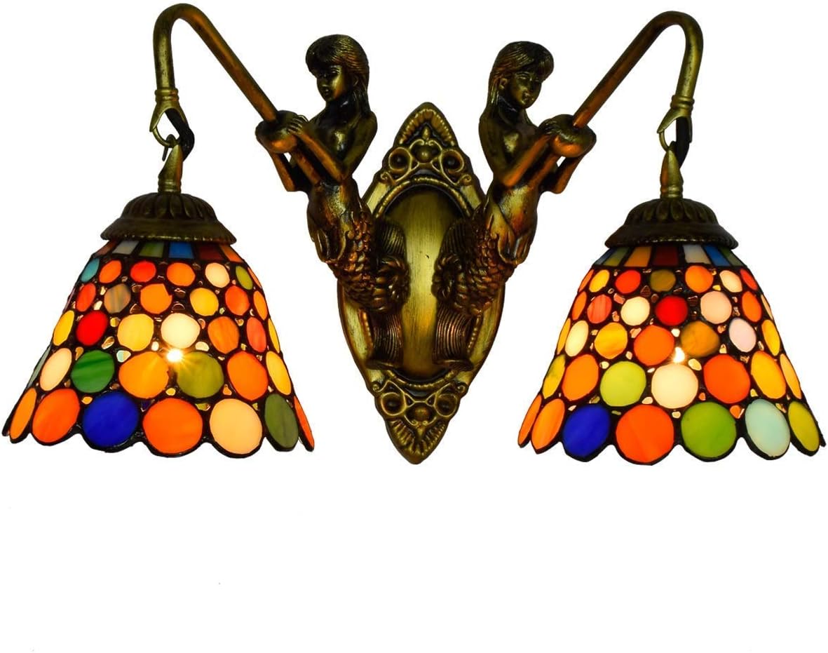 Moderno estilo europeo británico retro sirena corredor lámpara de pared