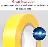 TSKDKIT 10 Rolls Electrical Insulation Tapes 15mm 10m Mixed Colour 600V view 3