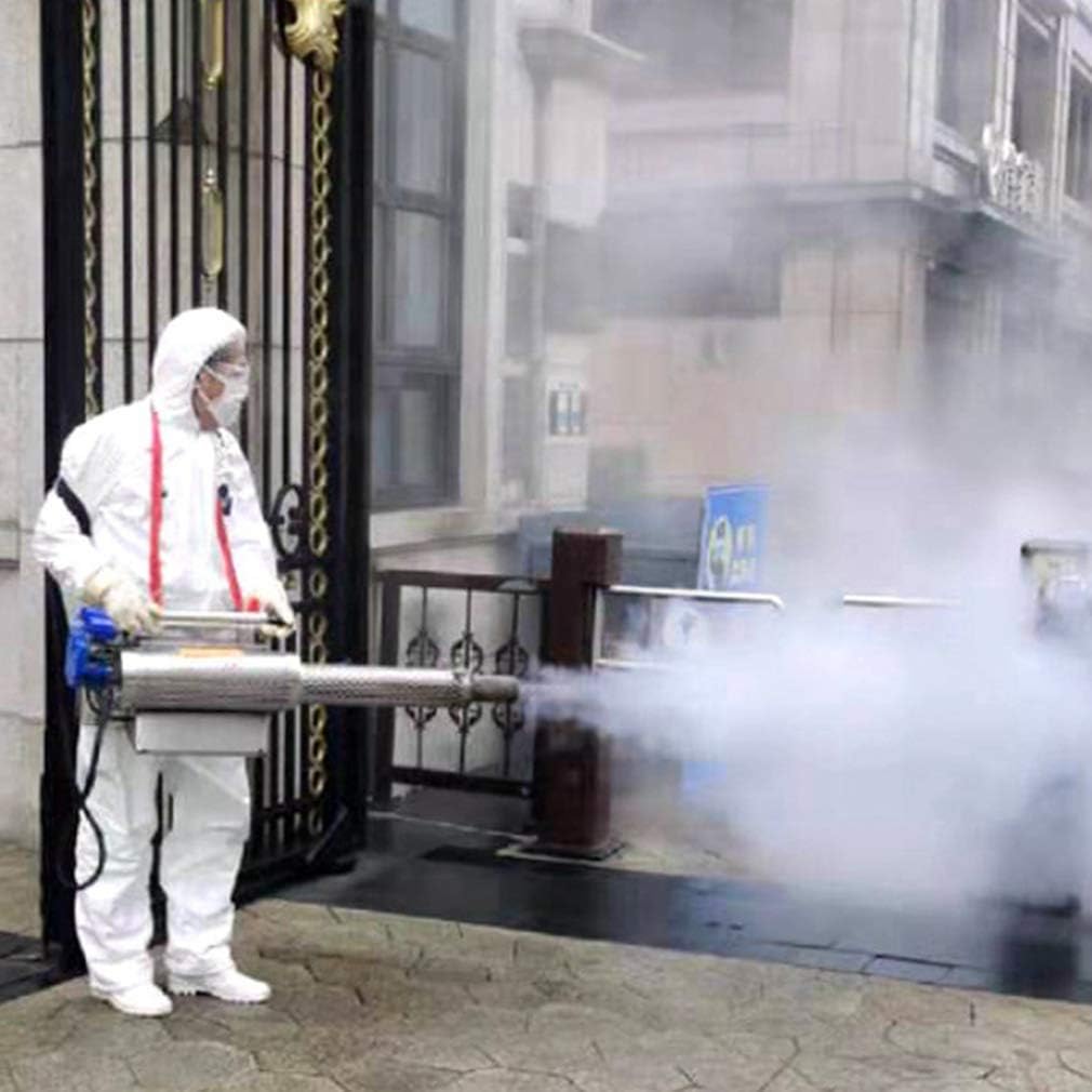 WFTD Pulse Jet Thermal Fogger,Sprayer for Garden Weed,Water Mist And Smoke 2 Modes,Disinfection Machine for Double Tube Sprayer,Silver