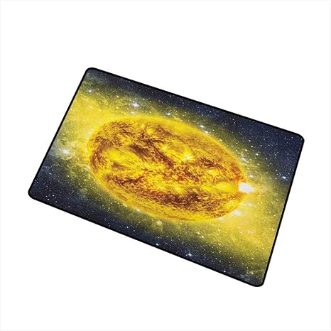 Amazoncom Galaxy Non Slip Doormat Panorama Of Sun In