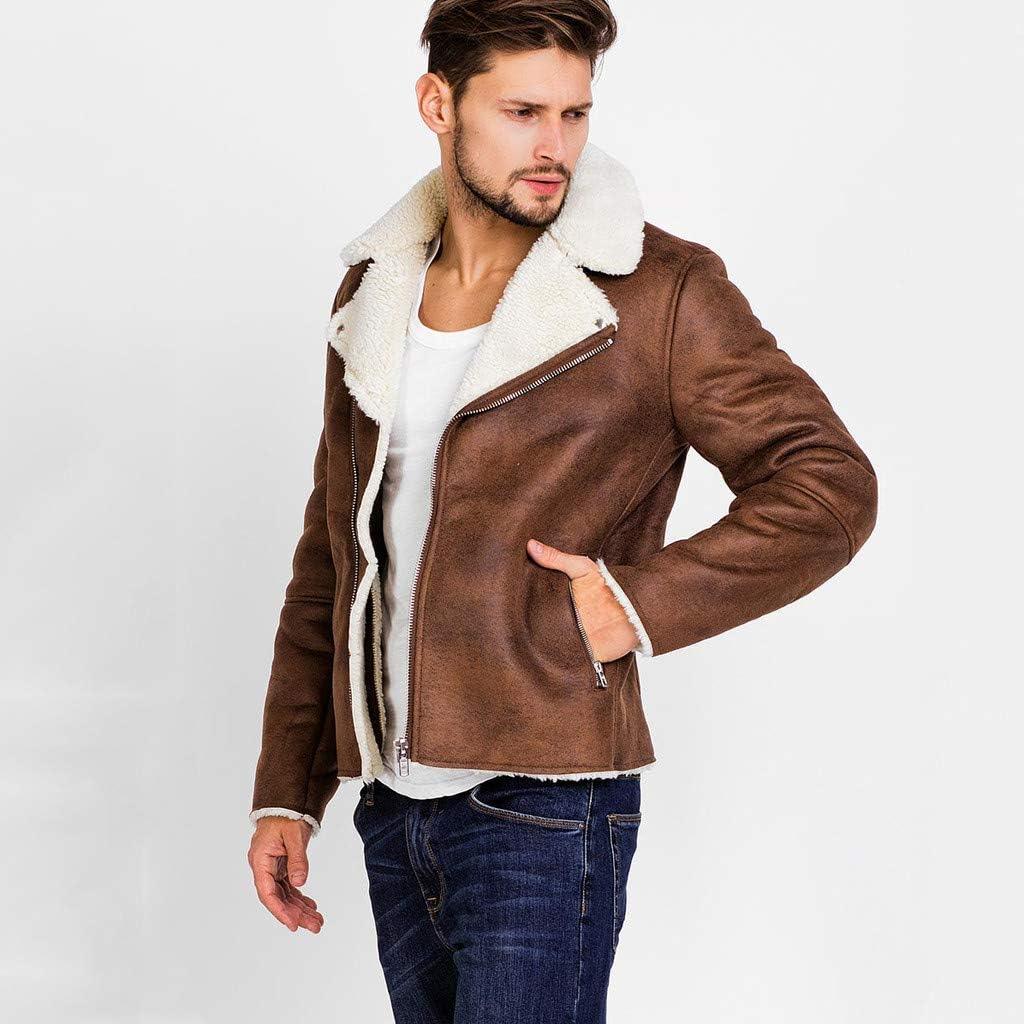 manteau homme hiver col revers doublure en ouatine polaire chaud