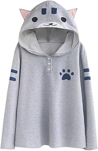 raccoon hoodie with ears