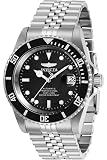 Invicta Men's Pro Diver Automatic Watch with Stainless Steel Band (Model: Silver)