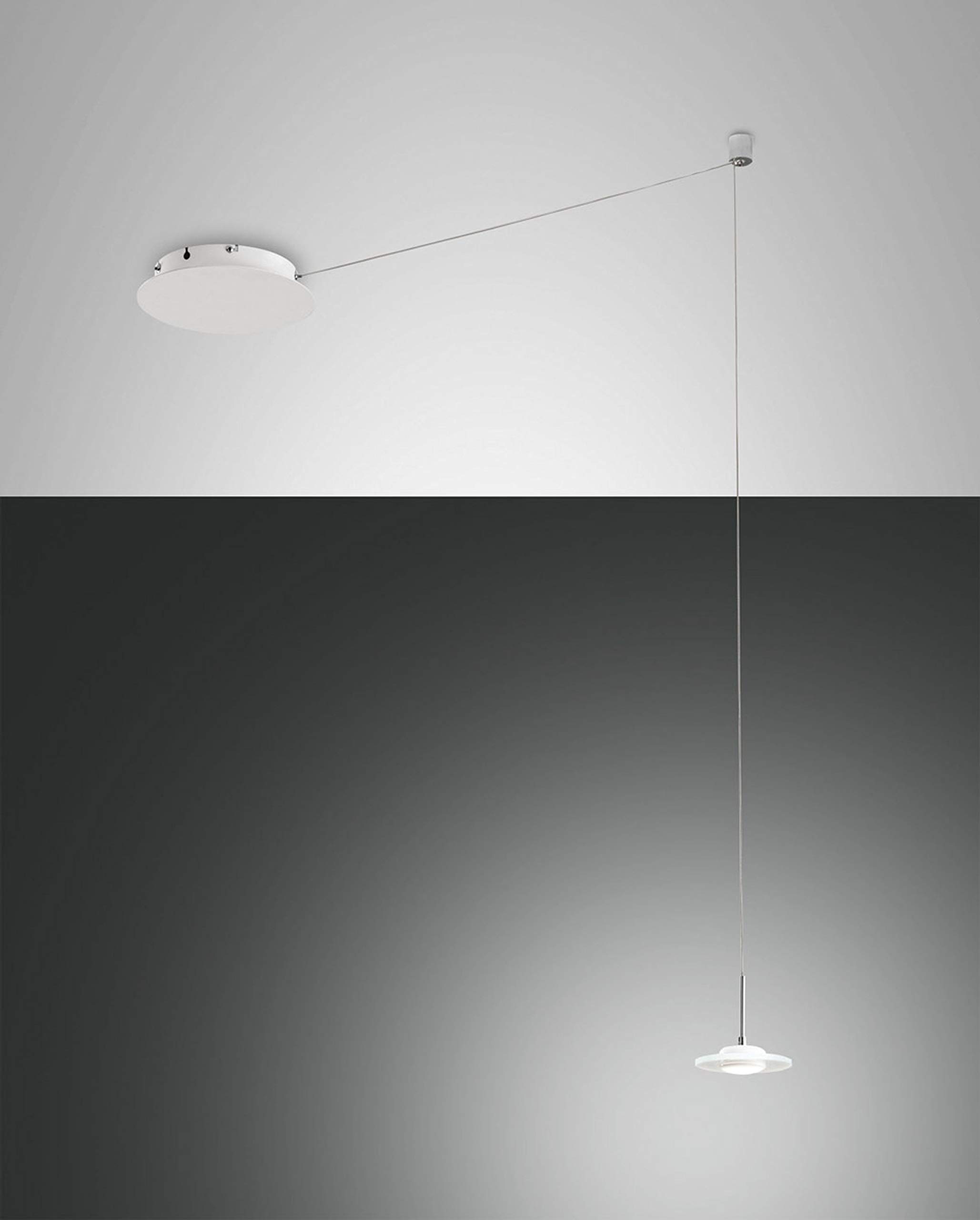 FABAS LIGHT 3444-41-102 SUSANNA LED DIMMABLE 8W 720Lm WHITE Ø:200 mm