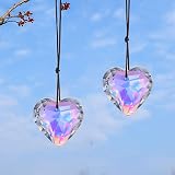Crystal Heart Prism Sun Catcher by H&D Hyaline & Dora 50mm Glass Rainbow view 4