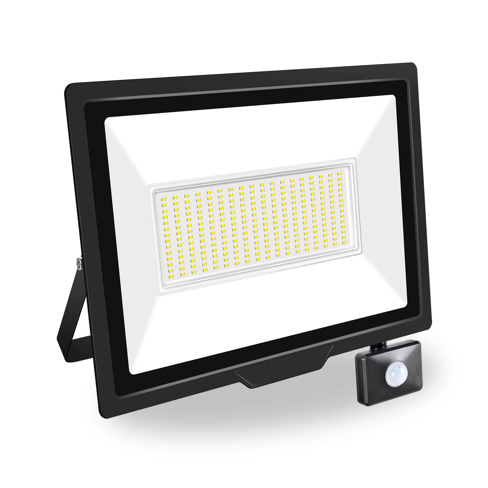 PICAA 200W LED Flood Lights Outdoor, Super Bright Security Lights with Motion Sensor, Waterproof Floodlight, Cold White (6500K) Wall Light, for Garden, Yard, Garage, Patio,Warehouse, Parking Lot