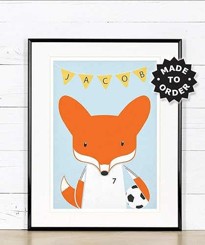 fox nursery wall decor