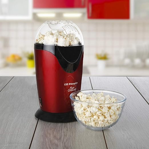 Orbegozo PA 4226 - Palomitero portátil, rojo y negro metalizado ...