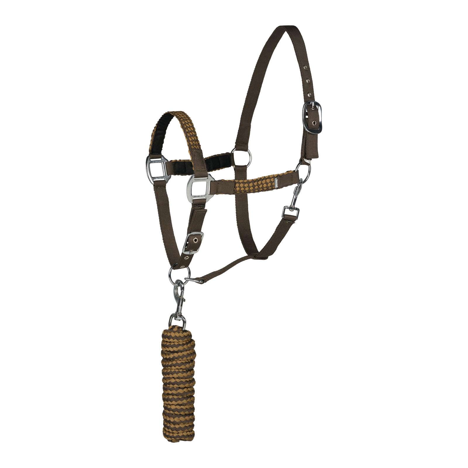 Horze Chicago Halter & Lead Set, Brown, P