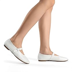 DREAM PAIRS Women's Ballet Mary Jane Flats Dress