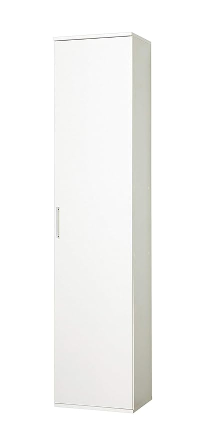 WILMES Ronny Mehrzweckschrank Holzwerkstoff Weiß Dekor 39x40x178 cm