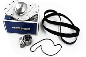WQ W&Q AUTO PARTS Timing Belt Water Pump Kit fits for 2005-2010 for Chrysler 300, 2007-2010 for Chrysler Sebring, 2006-2010 for Dodge Charger Avenger Grand Caravan Journey,2009-2010 for VW for Routan 3.5L 4.0L 24V SOHC