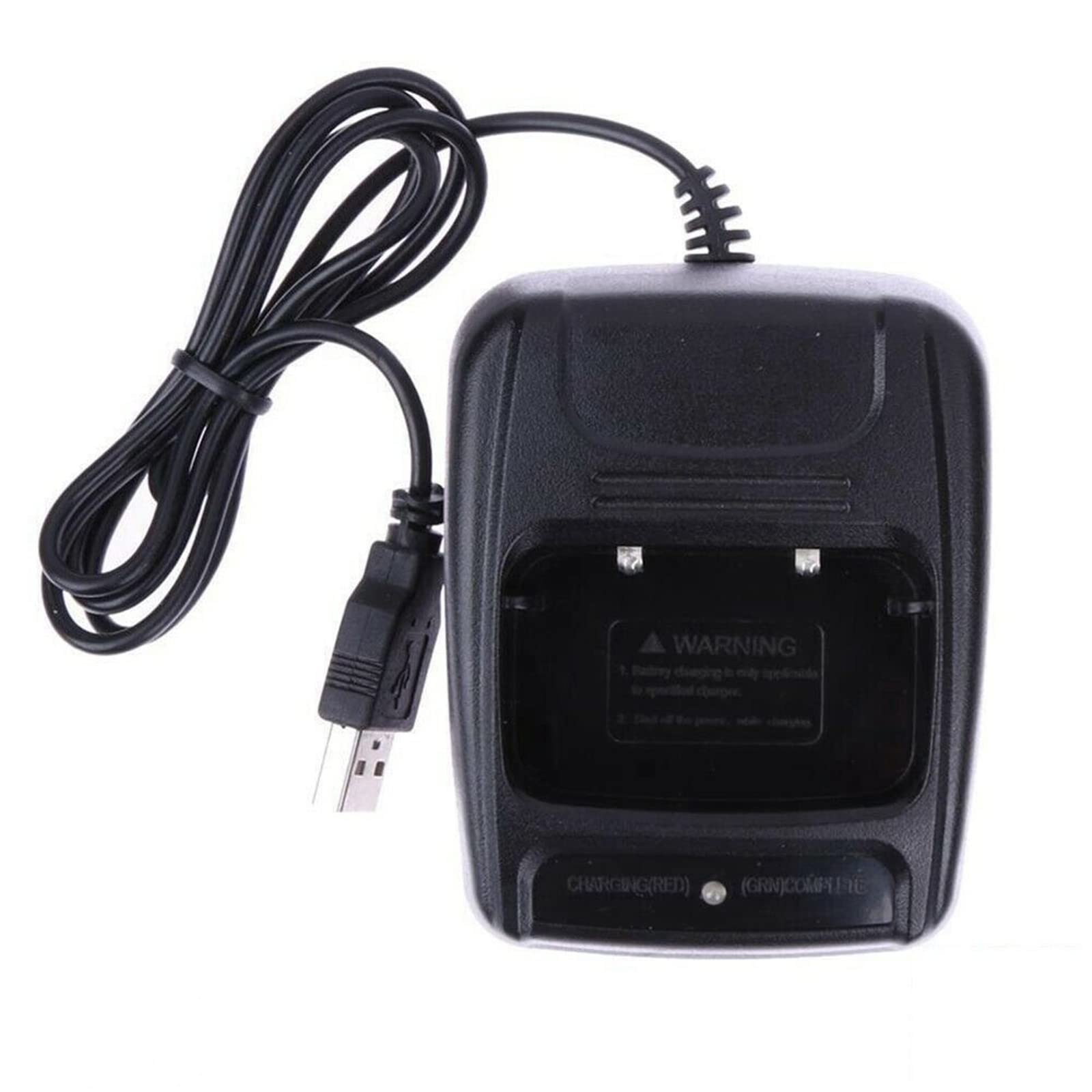 BODYA USB Charger Charging Cable for BaoFeng BF-888S BF-777S BF-666S Retevis H777 Radio Walkie Talkie, Black