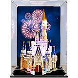 lego disney castle display case