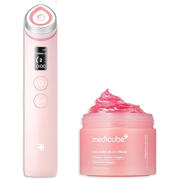 ボディ・フェイスケア medicube booster pro pink Amazon.com: medicube Age-R Booster Pro Pink | 6-in-1 Real Glass