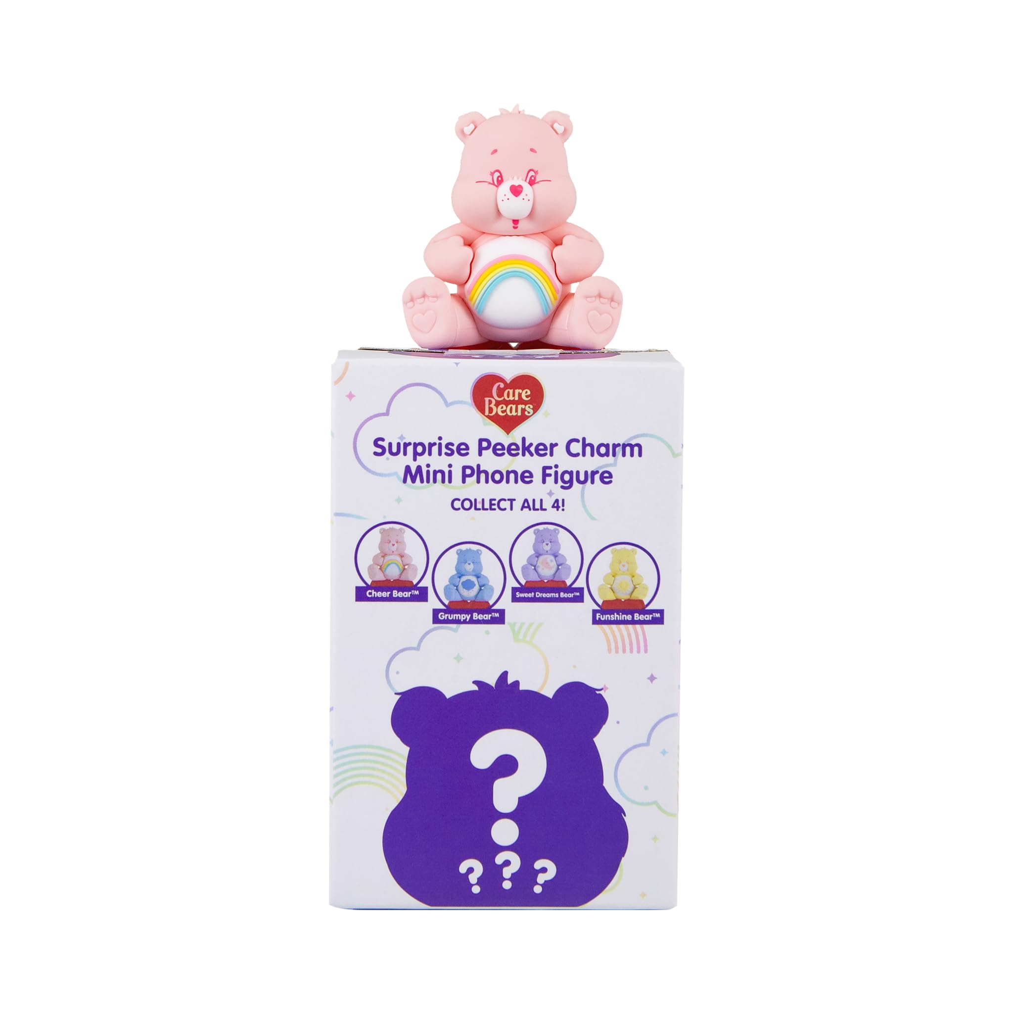 Sonix x Care Bears Peekers - Adhesive Decoration - Blind Box - Includes Grumpy, Cheer, Sweet Dreams, or Funshine
