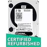 WD Black 2TB Performance Desktop Hard Disk Drive - 7200 RPM SATA 6 Gb/s 64MB Cache 3.5 Inch - WD2003FZEX (Renewed)