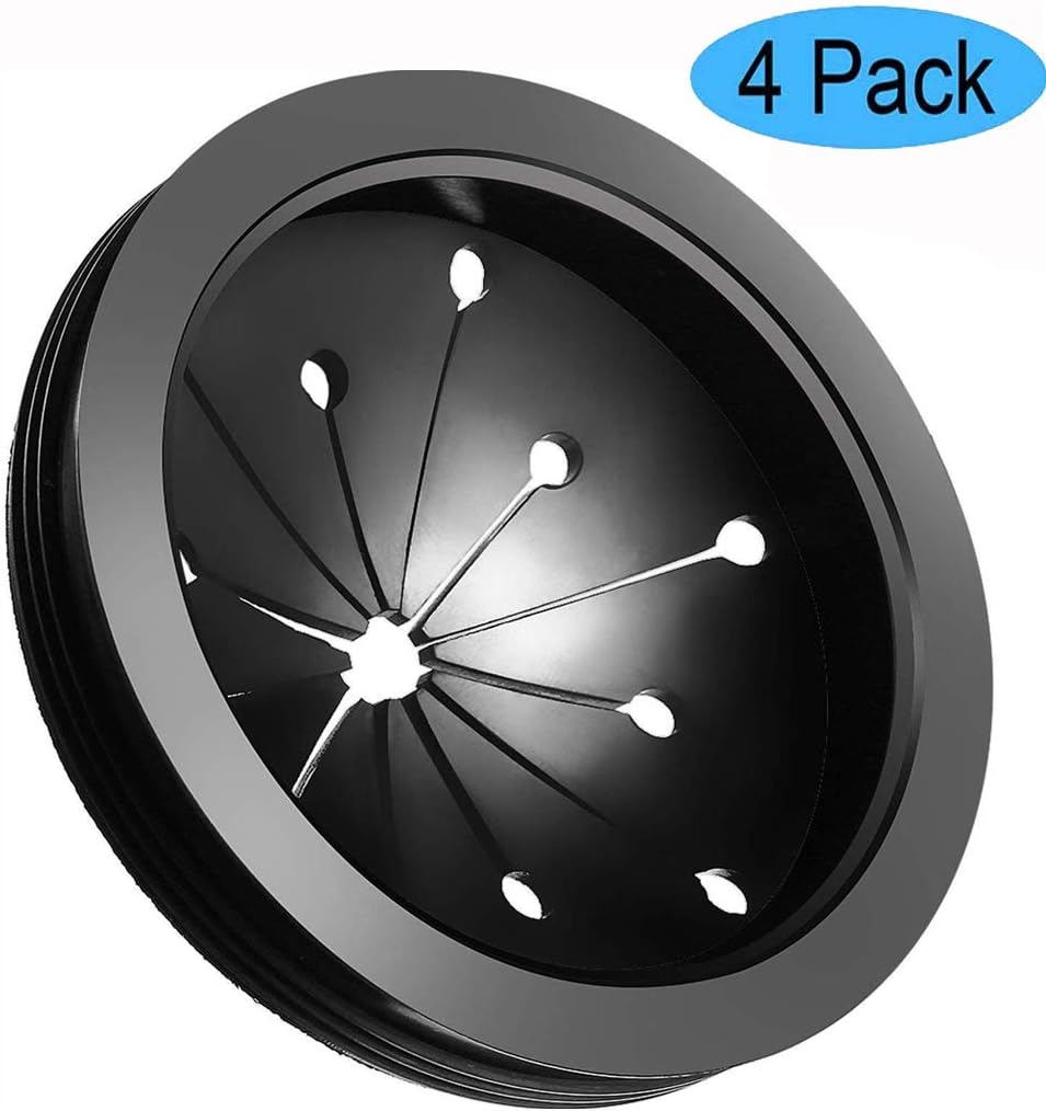 Emoly 4 Pack Garbage Disposal Splash Guards and Stopper Set, Food Waste Disposer Accessories Multi-Function Drain Plugs Splash Guards for Whirlaway, Waste King, Sinkmaster