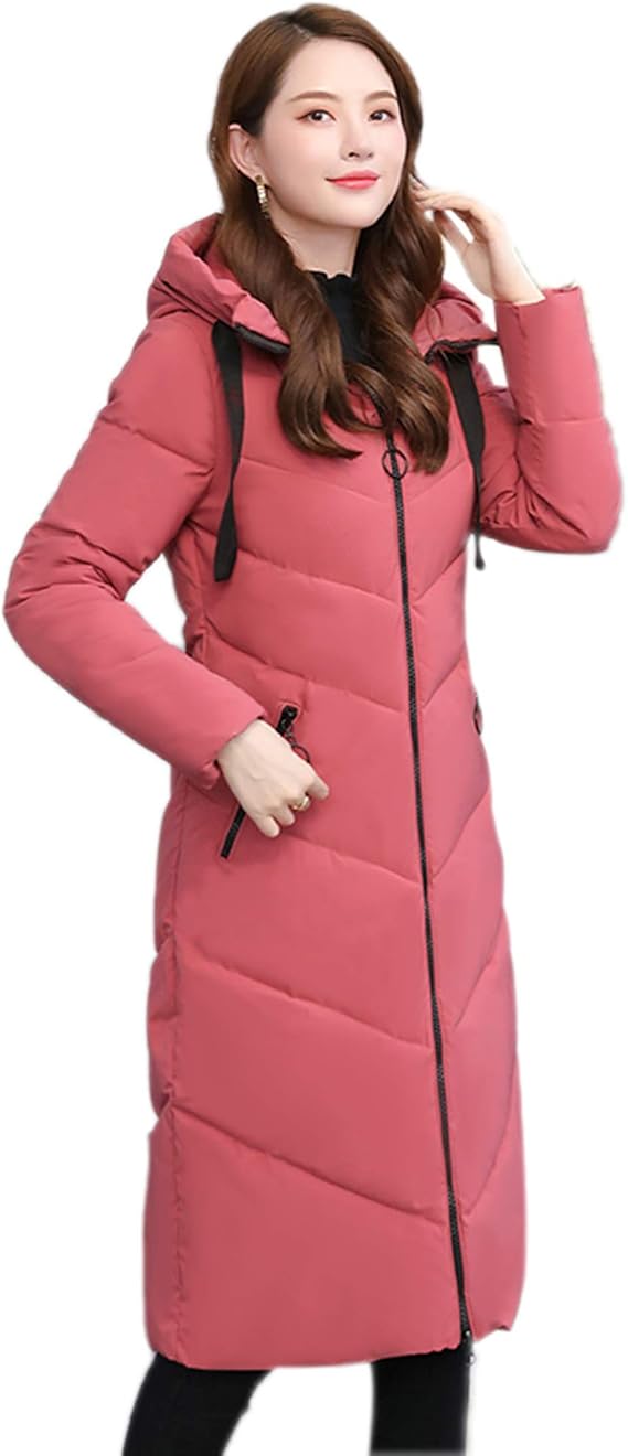 Amazon Sulliwayu ロングコート レディース 中綿 防寒 ジャケット アウター 軽量 ロング丈 大きいサイズ 着痩せ 無地 厚手 冬服 防寒着 おしゃれ 女性用 コート ジャケット 通販