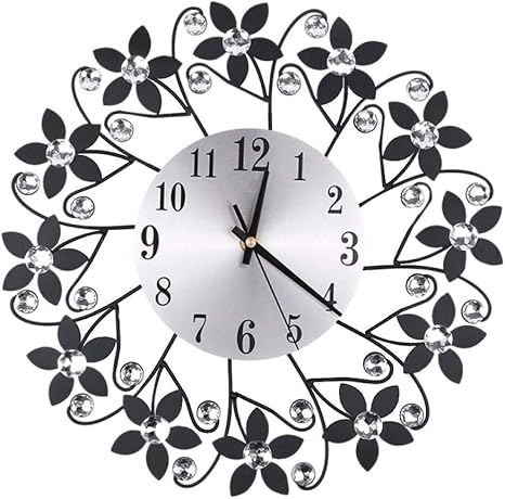 Amazon Co Jp 壁掛け時計 おしゃれ 連続秒針 置き時計 掛け時計キッチンの壁時計現代の壁時計 モダンなデザインメカニズムヴィンテージデジタルヨーロッパの木製工芸壁時計リビングルーム装飾的な簡単な割賦とかなり安定ホームダイニングルームキッチンオフィススクール