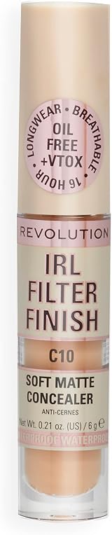 Makeup Revolution IRL Filter Concealer Medium to Full Coverage C10 6g view 7