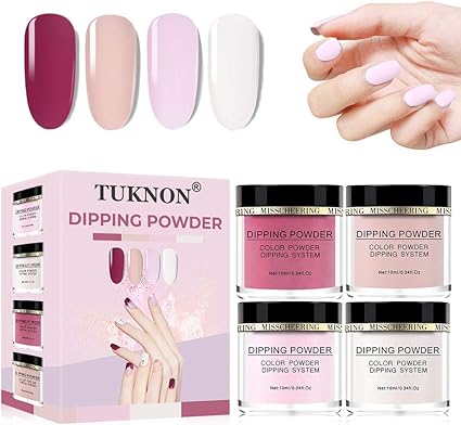 Dipping Powder Nail Set Acrylic Nail Dipping Nail Powder Dip Powder System Starter Nail Kit 4 Colours Nail Acrylic Powder Collection Dipping System Nail Dip Powder Manicure Set Amazon Co Uk Beauty
