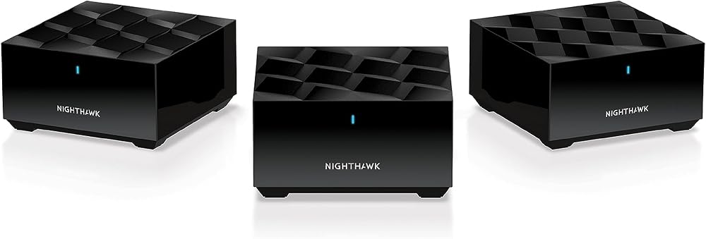 NETGEAR Nighthawk WiFi 6 Mesh System MK73S AX3000 400 sq m 3Gbps Armor 1 Yr