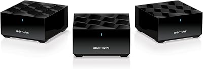 NETGEAR Nighthawk WiFi 6 Mesh System MK73S AX3000 400 sq m 3Gbps Armor 1 Yr