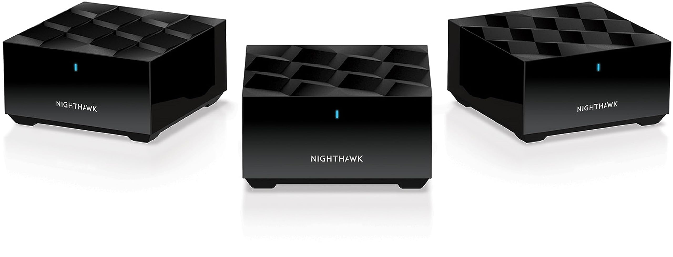 NETGEAR nighthawk WiFi 6 Mesh (MK73S), Dual Band Mesh WiFi System, Coverage of 400 m², Speeds up to 3Gbps (AX3000), Full Armor Anti-Virus Protection Included for 1 Year
